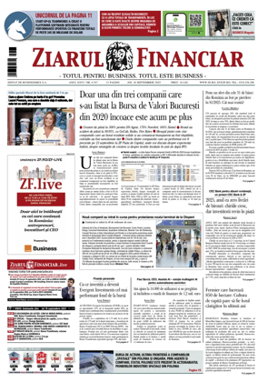 Cover of Ziarul Financiar