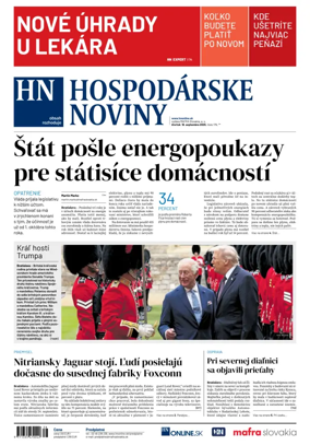 Cover of Hospodárske noviny