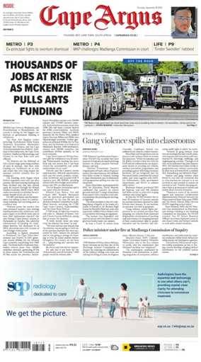 Cover of Cape Argus (PM Edition)