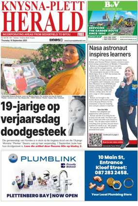 Cover of Knysna-Plett Herald