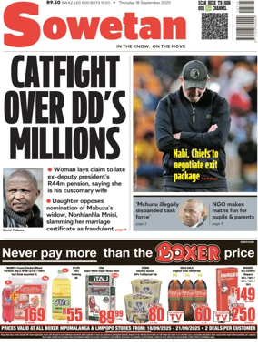 Cover of Sowetan