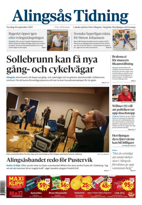 Cover of Alingsås Tidning