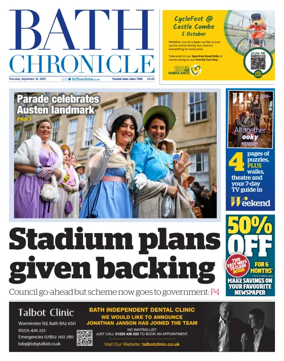 Cover of Bath Chronicle