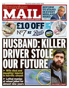 Cover of Birmingham Mail