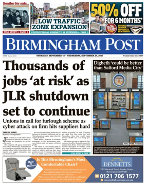 Cover of Birmingham Post