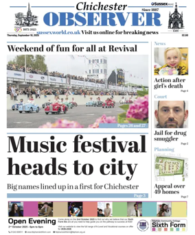 Cover of Chichester Observer