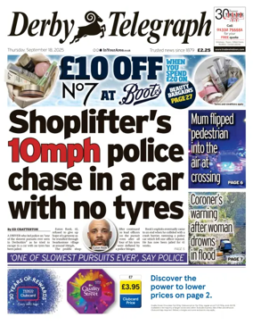 Cover of Derby Telegraph