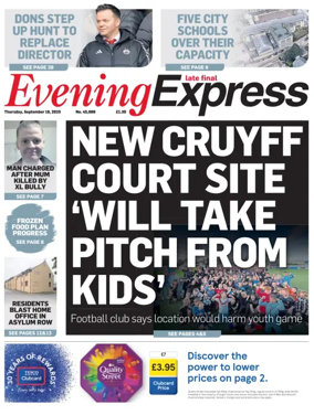 Cover of Evening Express (Extra Edition)