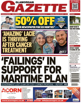 Cover of Glamorgan Gazette