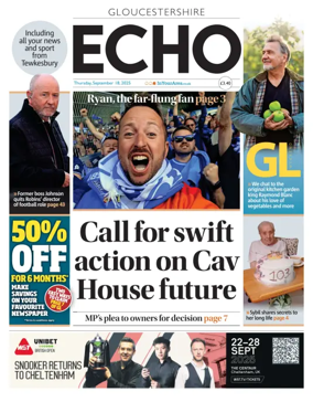 Cover of Gloucestershire Echo