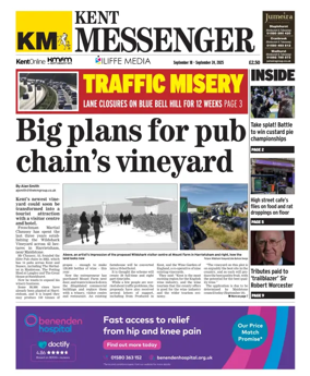 Cover of Kent Messenger Maidstone