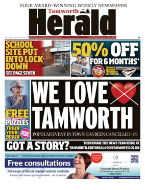 Cover of Tamworth Herald