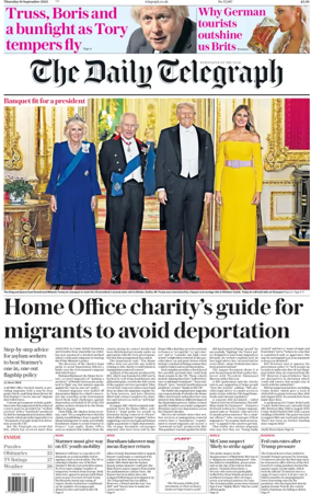 Cover of The Daily Telegraph