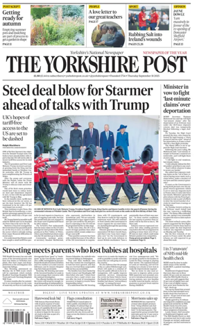 Cover of Yorkshire Post