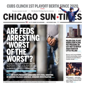 Cover of Chicago Sun-Times