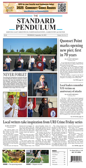 Cover of East Greenwich Pendulum