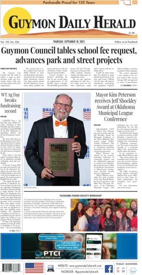 Cover of Guymon Daily Herald