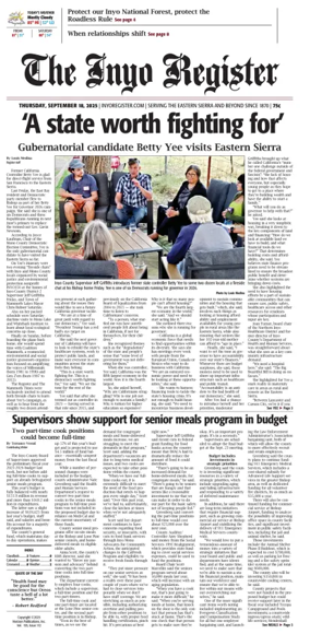 Cover of Inyo Register