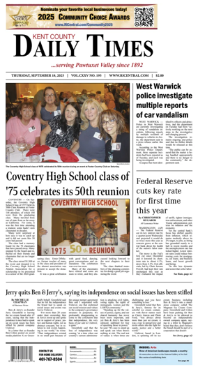 Cover of Kent County Daily Times