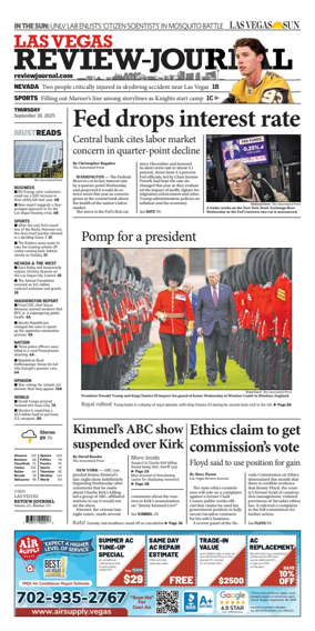 Cover of Las Vegas Review-Journal