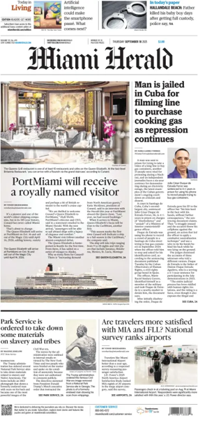 Cover of Miami Herald