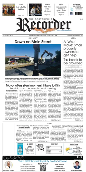 Cover of Porterville Recorder