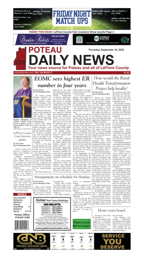 Cover of Poteau Daily News