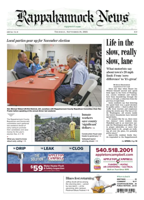 Cover of Rappahannock News