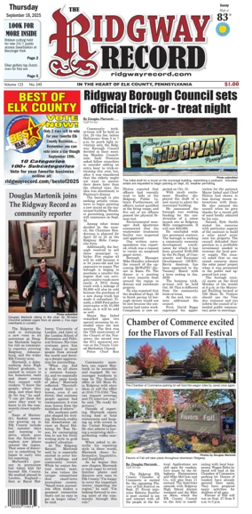 Cover of Ridgway Record