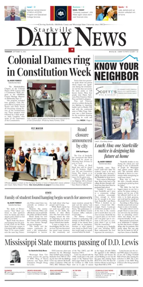Cover of Starkville Daily News