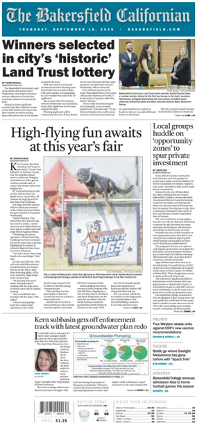 Cover of The Bakersfield Californian