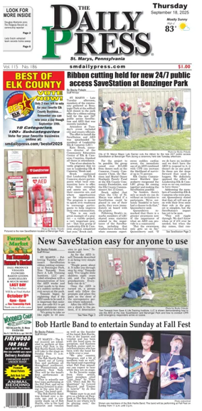 Cover of The Daily Press