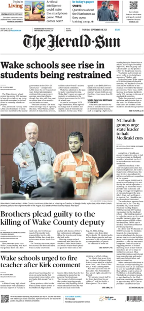 Cover of The Herald Sun