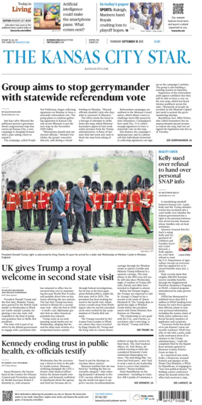 Cover of The Kansas City Star