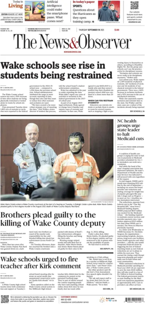Cover of The News & Observer
