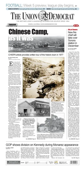 Cover of The Union Democrat