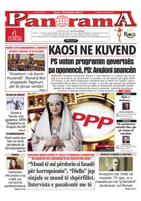 Cover of Panorama (Albania)