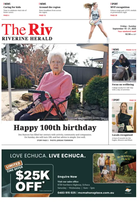 Cover of The Riverine Herald