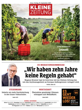 Cover of Kleine Zeitung Steiermark