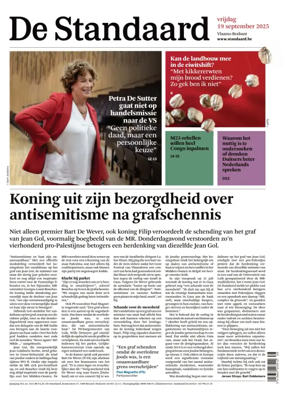 Cover of De Standaard