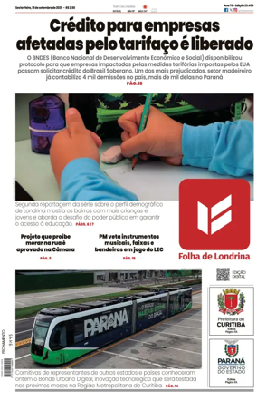 Cover of Folha de Londrina