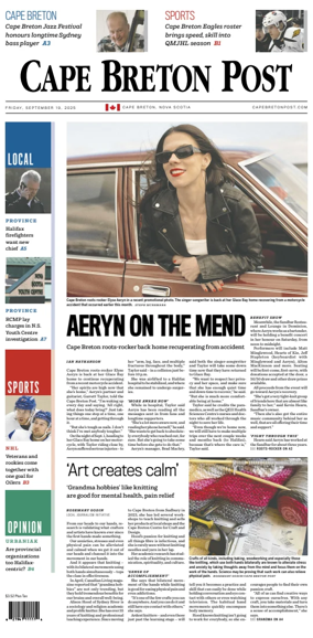 Cover of Cape Breton Post