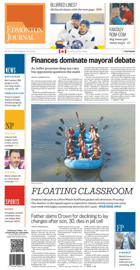 Cover of Edmonton Journal