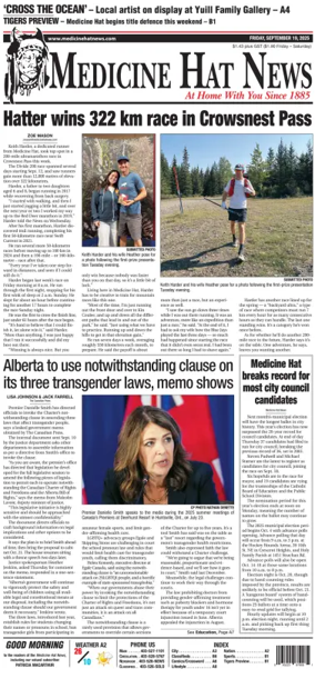 Cover of Medicine Hat News