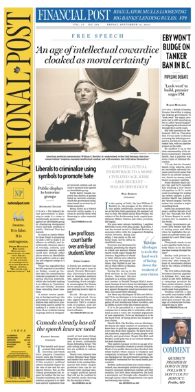 Cover of National Post - (Latest Edition)