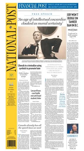 Cover of National Post - (National Edition)