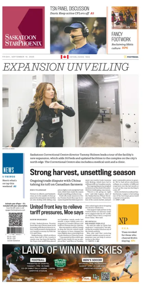 Cover of Saskatoon StarPhoenix