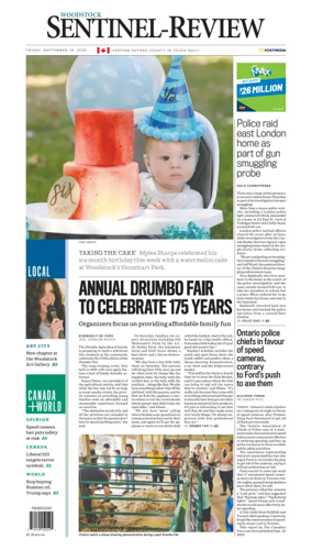 Cover of Sentinel-Review (Woodstock)