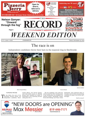 Cover of Sherbrooke Record