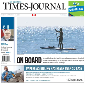 Cover of St. Thomas Times-Journal